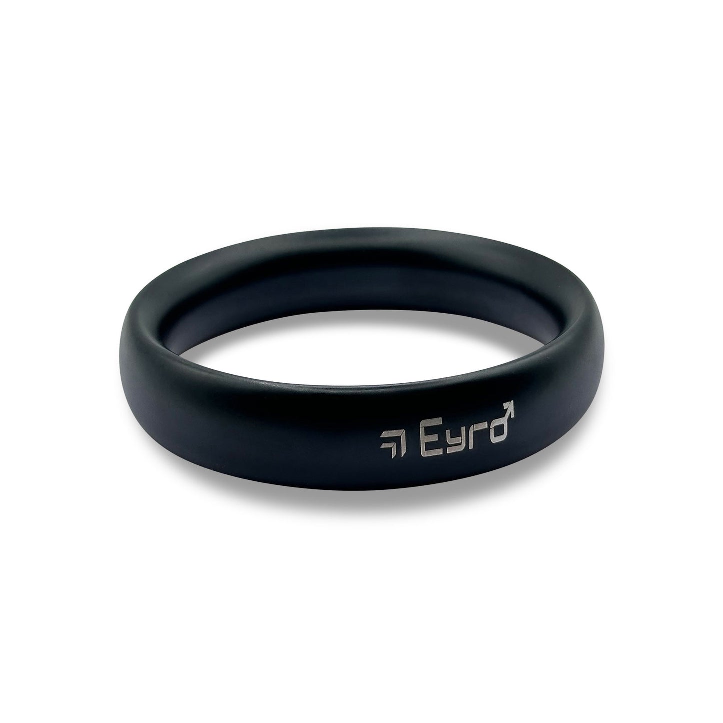 Donut Cock Ring EYRO Stainless steel - Black 60mm