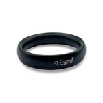 Donut Cock Ring EYRO Stainless steel - Black 60mm