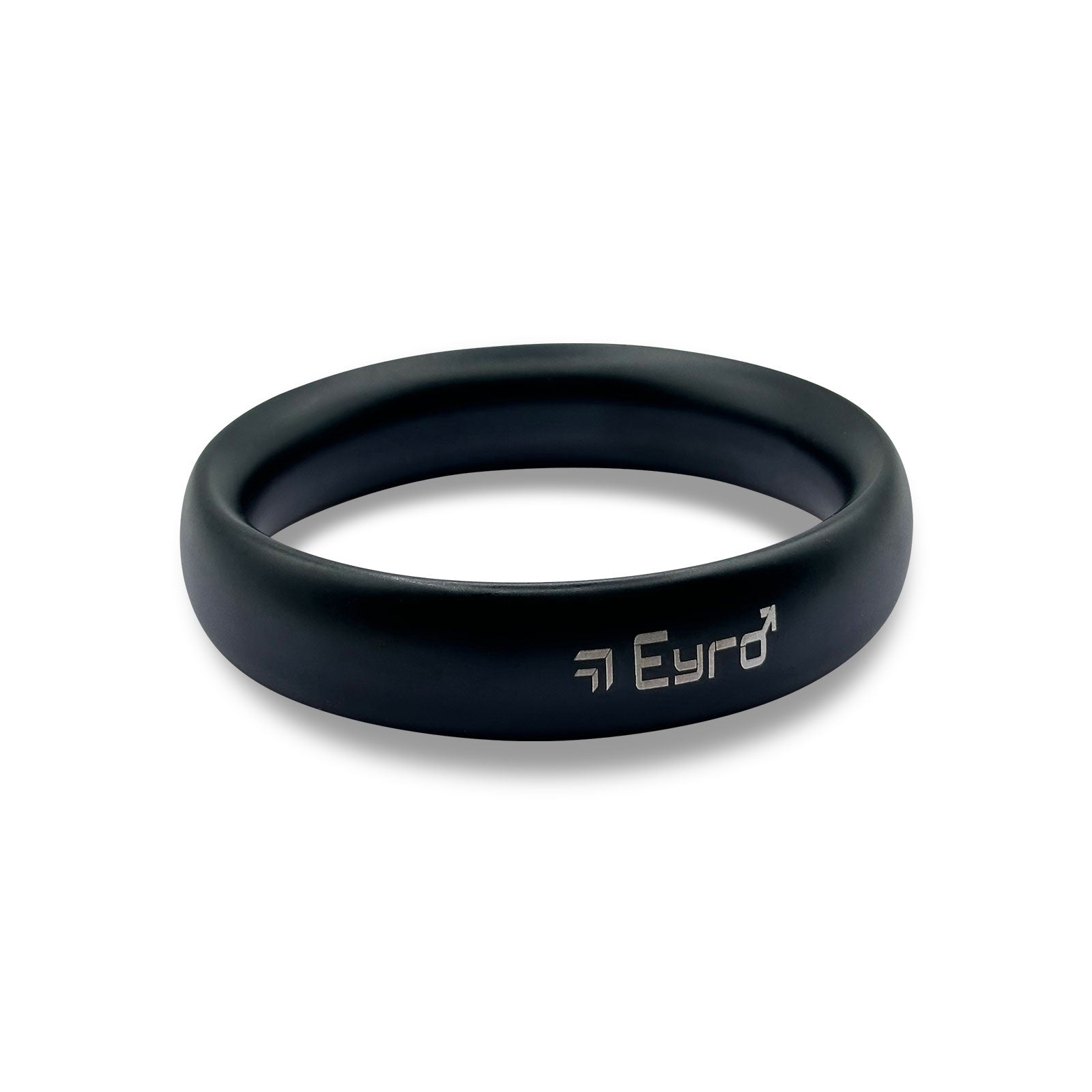 Donut Cock Ring EYRO Stainless steel - Black 60mm