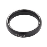 Donut Cock Ring EYRO Stainless steel - Black 62mm