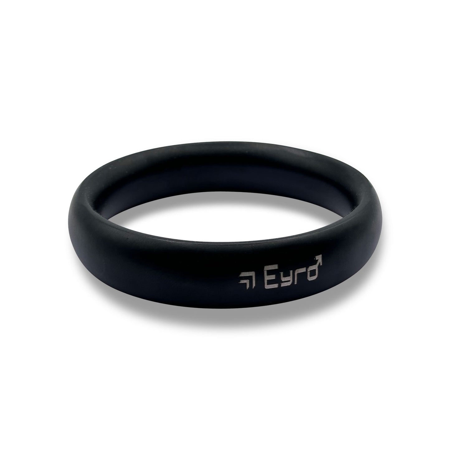 Donut Cock Ring EYRO Stainless steel - Black 64mm