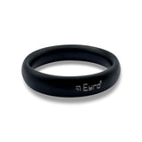 Donut Cock Ring EYRO Stainless steel - Black 64mm