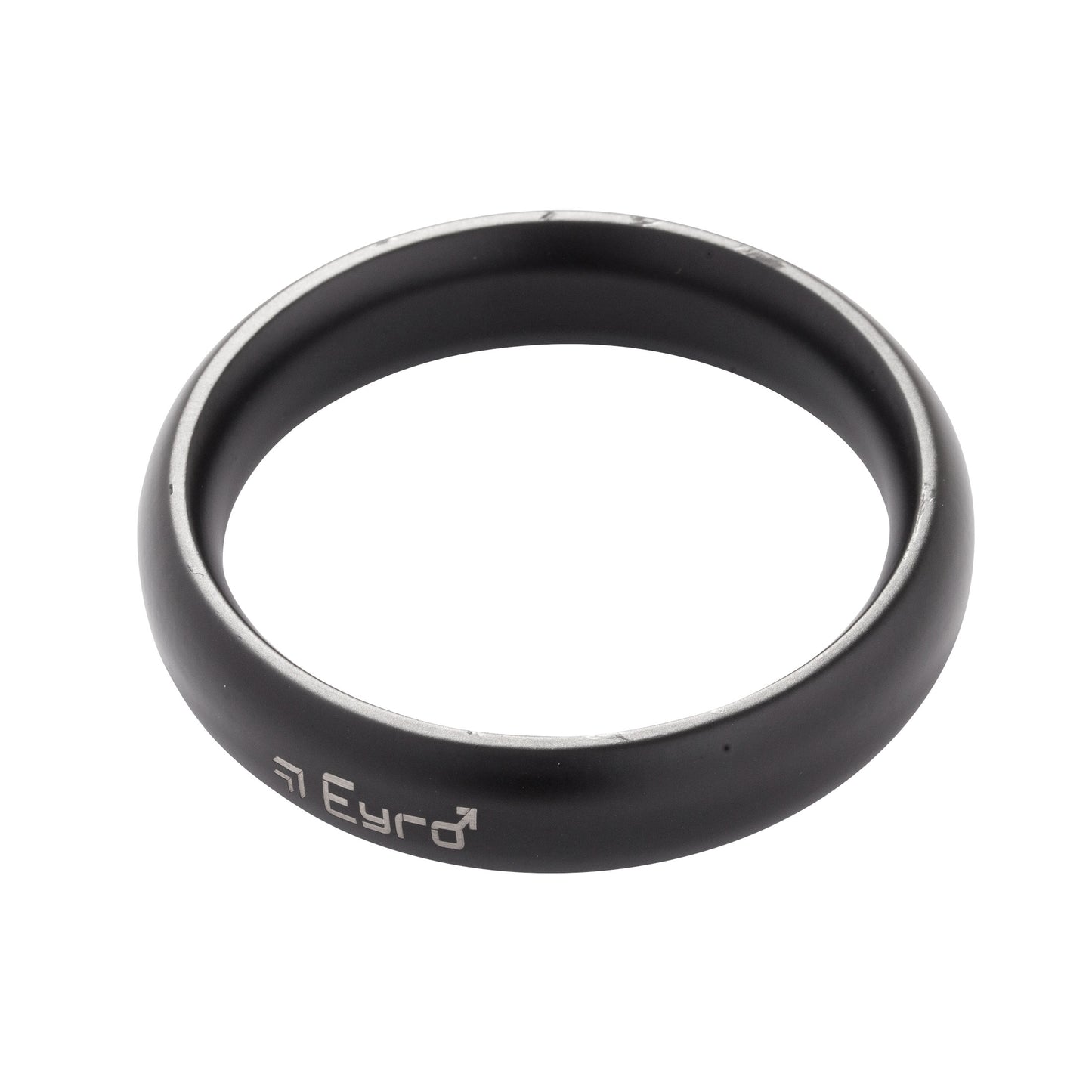 Donut Cock Ring Stainless steel - Black 66mm (2.60")