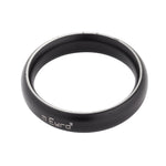 Donut Cock Ring Stainless steel - Black 66mm (2.60")