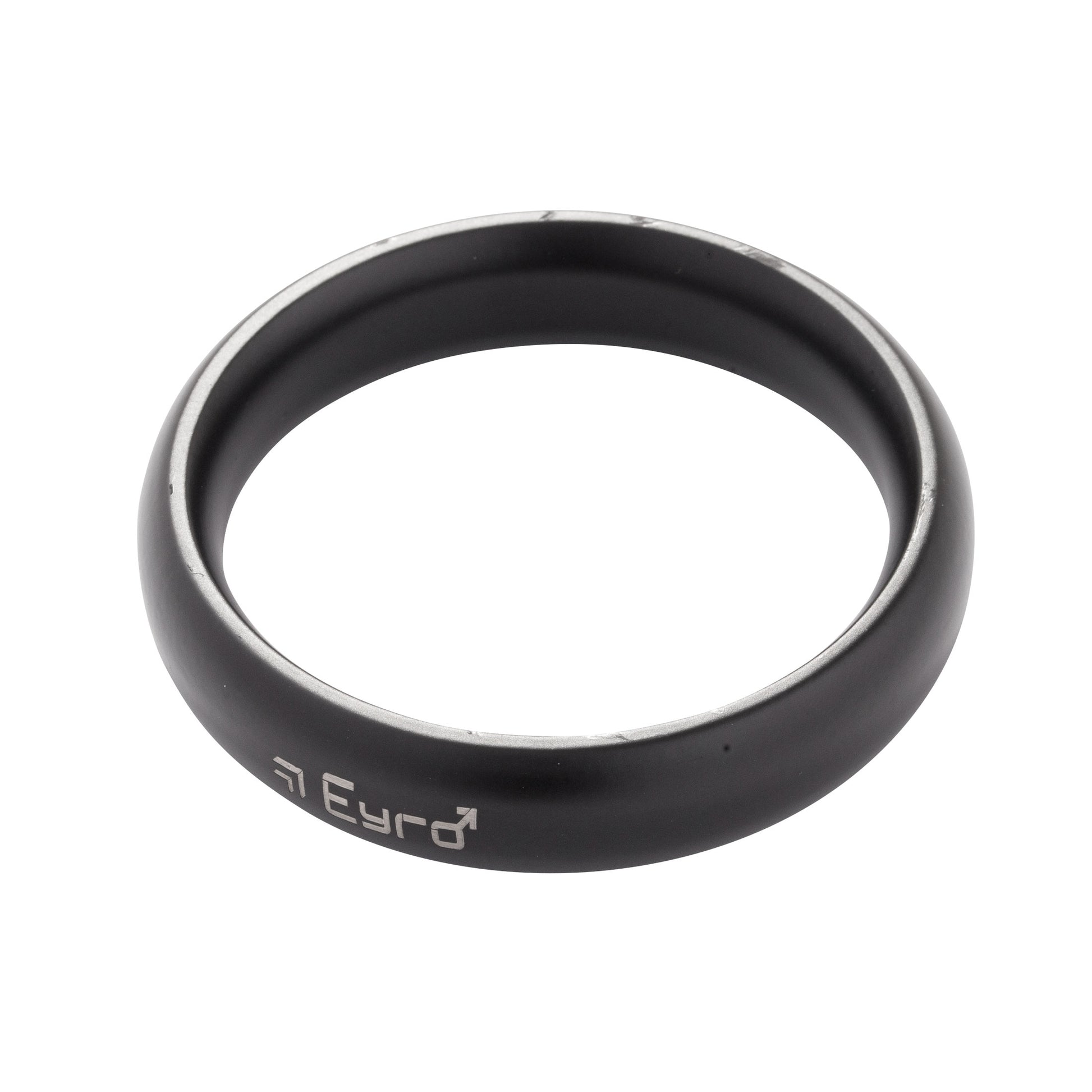 Donut Cock Ring Stainless steel - Black 66mm (2.60")