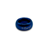 Donut Cock Ring Stainless steel - Blue 22mm