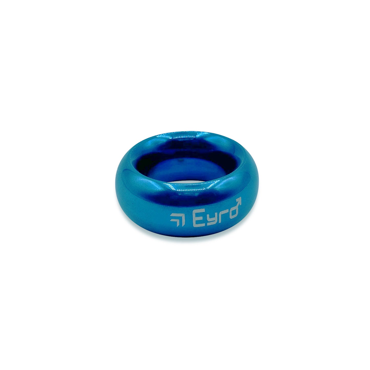 Donut Cock Ring EYRO Stainless steel - Blue 22mm