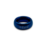 Donut Cock Ring Stainless steel - Blue 22mm