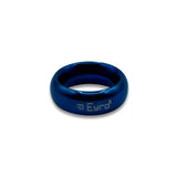 Donut Cock Ring Stainless steel - Blue 28mm