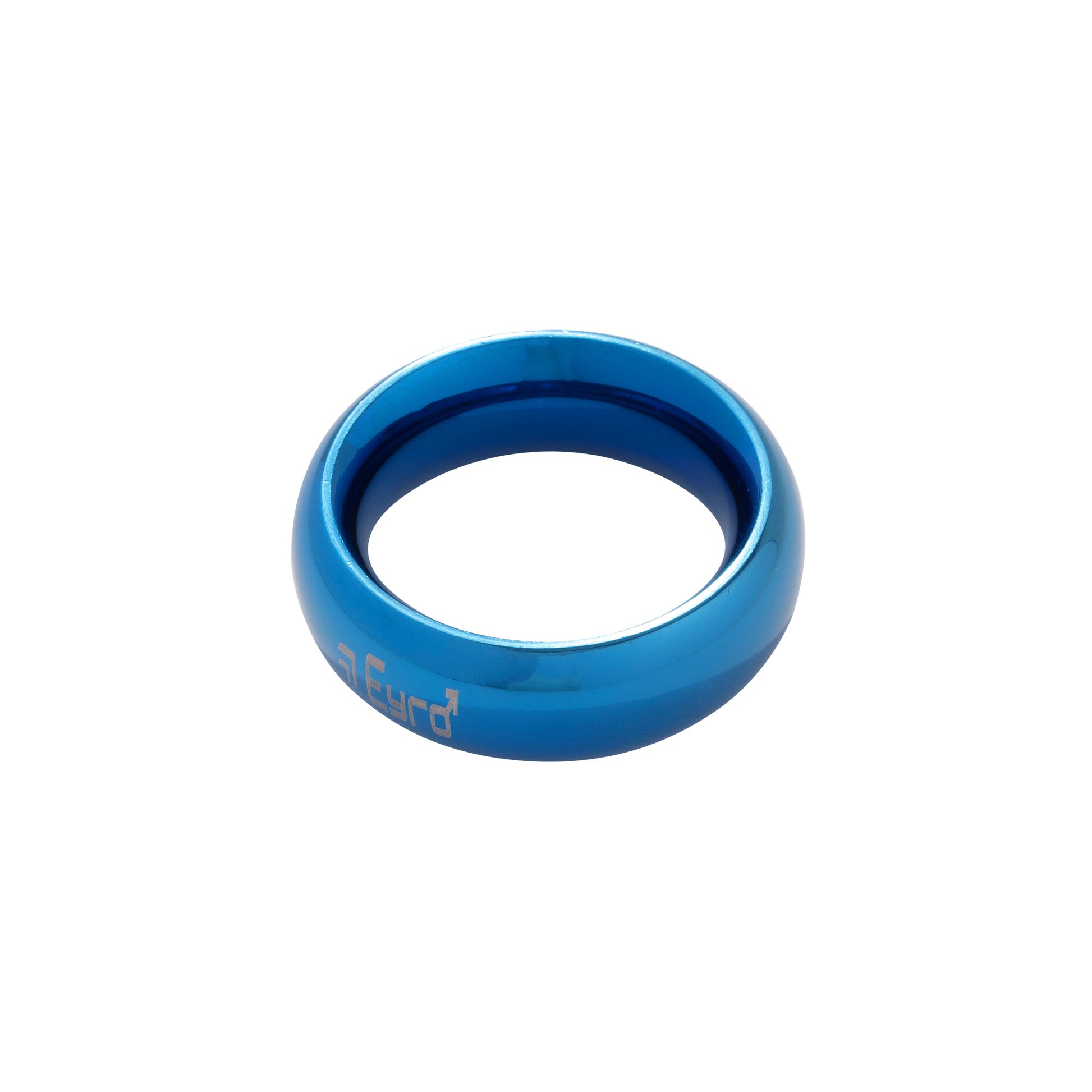 Donut Cock Ring Stainless steel - Blue 34mm (1.34")