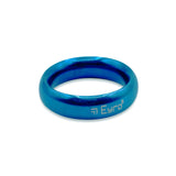 Donut Cock Ring EYRO Stainless steel - Blue 44mm