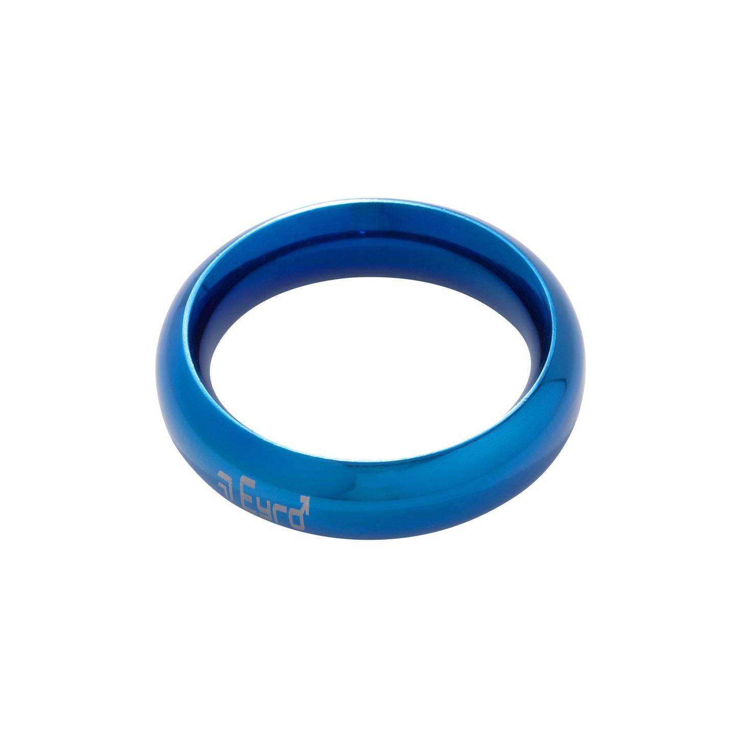 Donut Cock Ring Stainless steel - Blue 46mm (1.81")