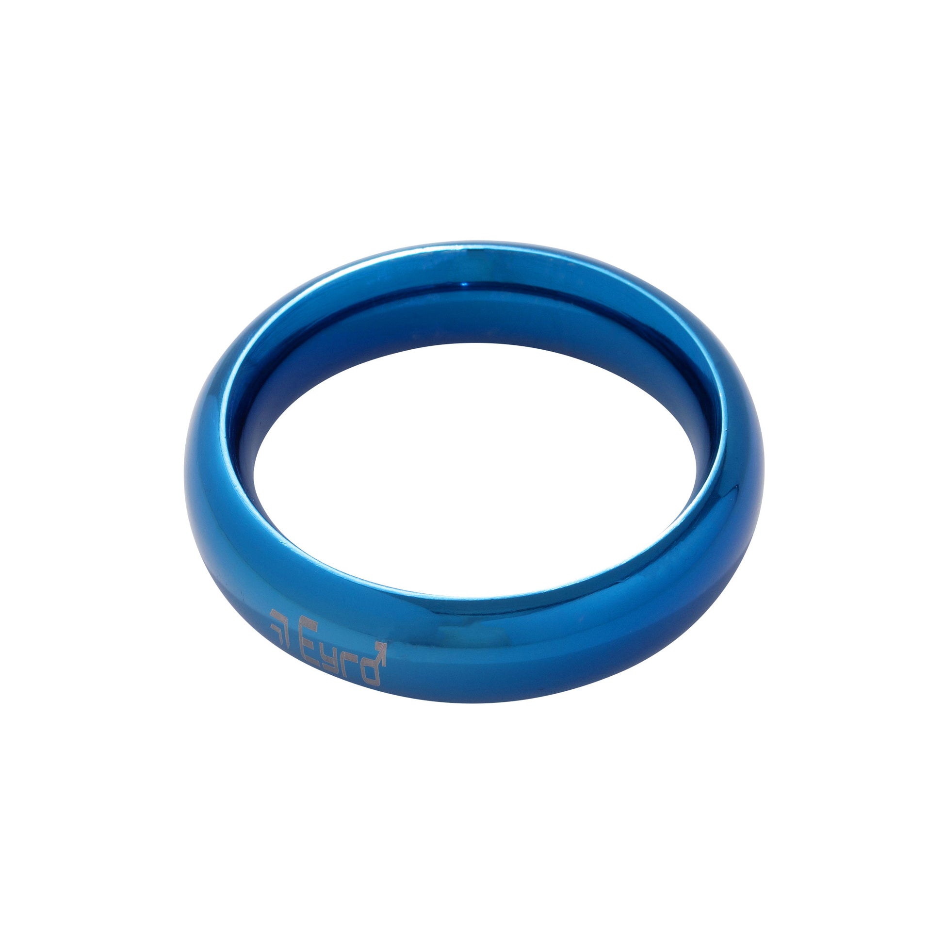 Donut Cock Ring Stainless steel - Blue 50mm (1.97")