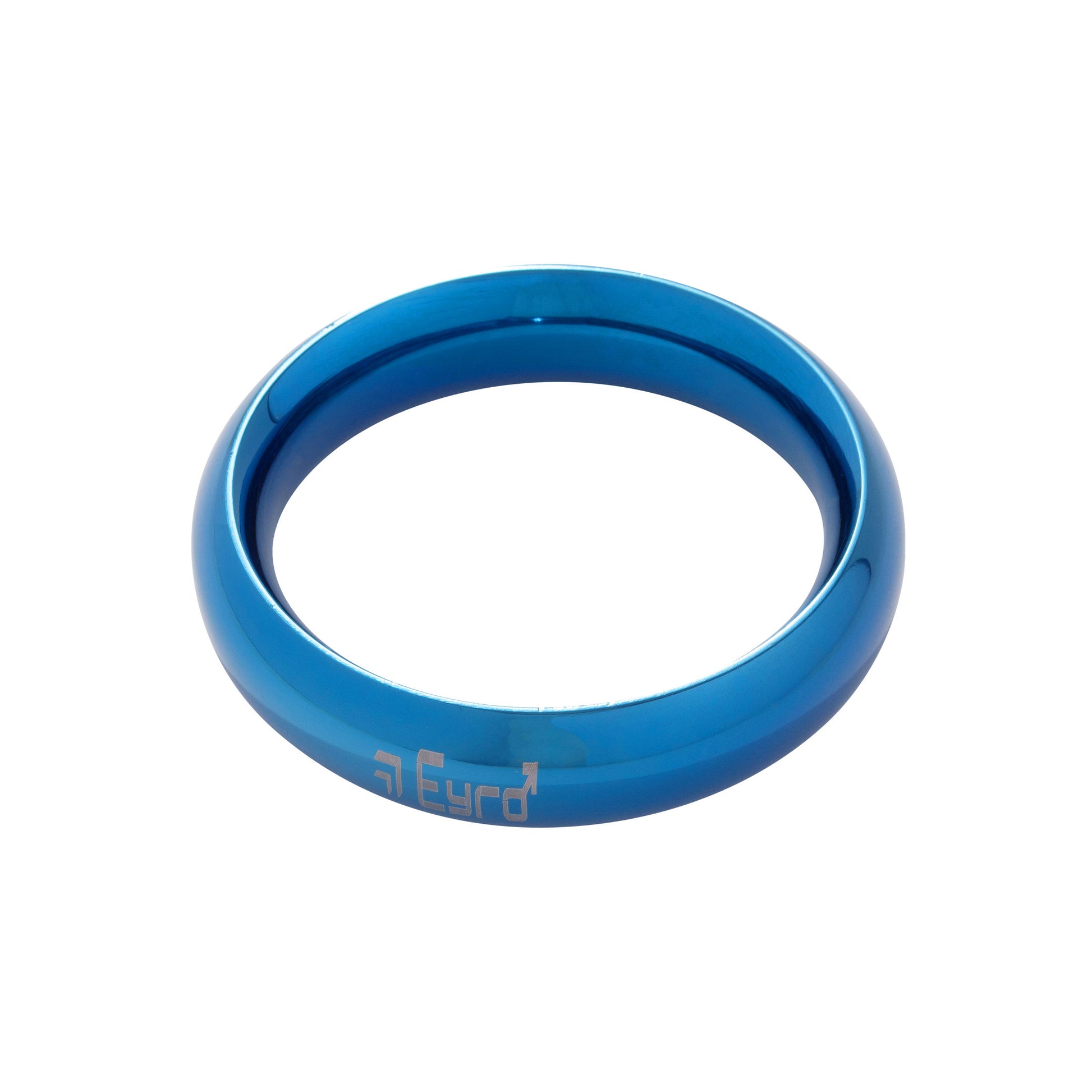 Donut Cock Ring Stainless steel - Blue 54mm (2.13")