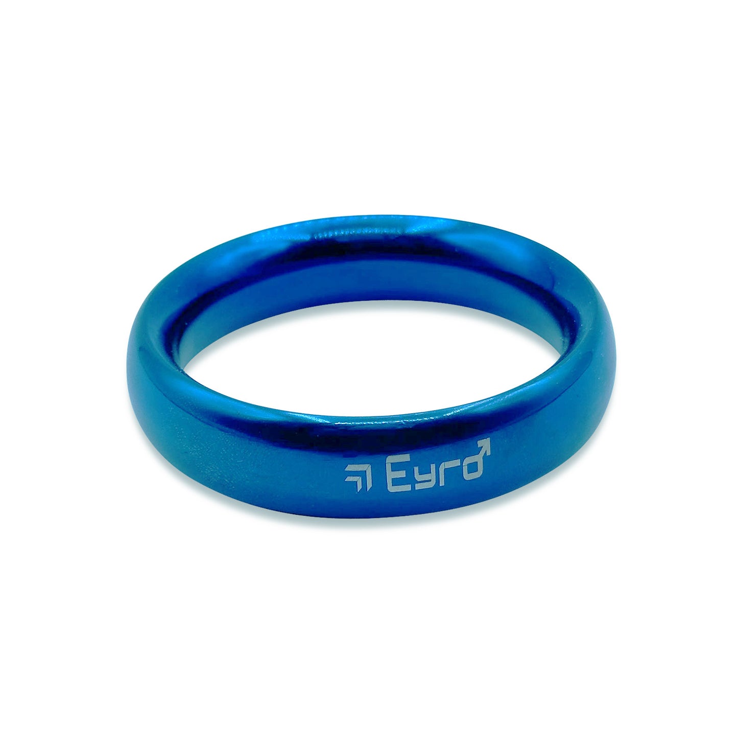 Donut Cock Ring EYRO Stainless steel - Blue 56mm