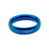 Donut Cock Ring EYRO Stainless steel - Blue 56mm