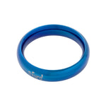 Donut Cock Ring Stainless steel - Blue 58mm (2.28")
