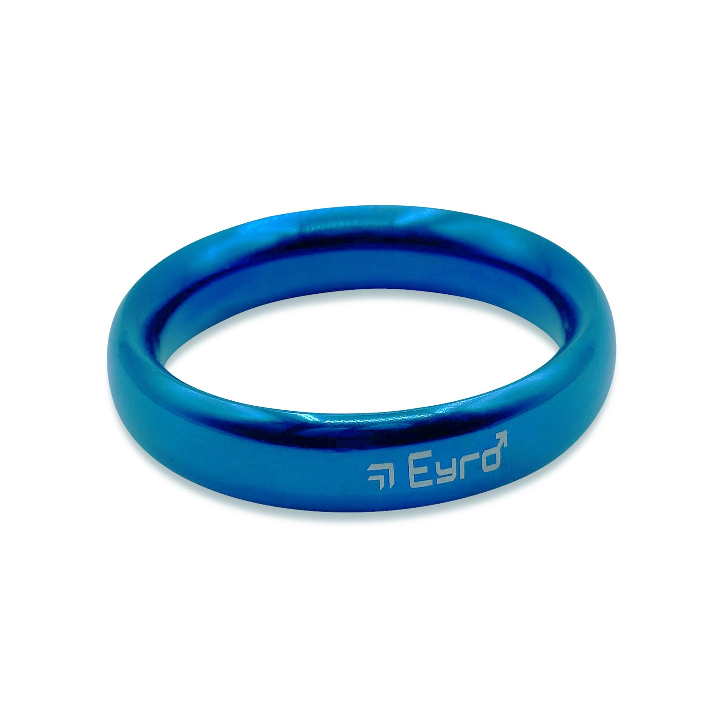 Donut Cock Ring EYRO Stainless steel - Blue 60mm