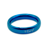Donut Cock Ring EYRO Stainless steel - Blue 60mm