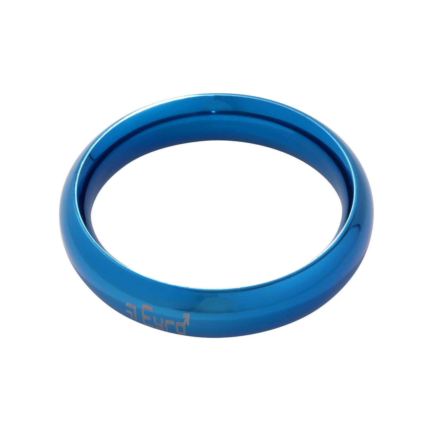 Donut Cock Ring Stainless steel - Blue 62mm (2.44")