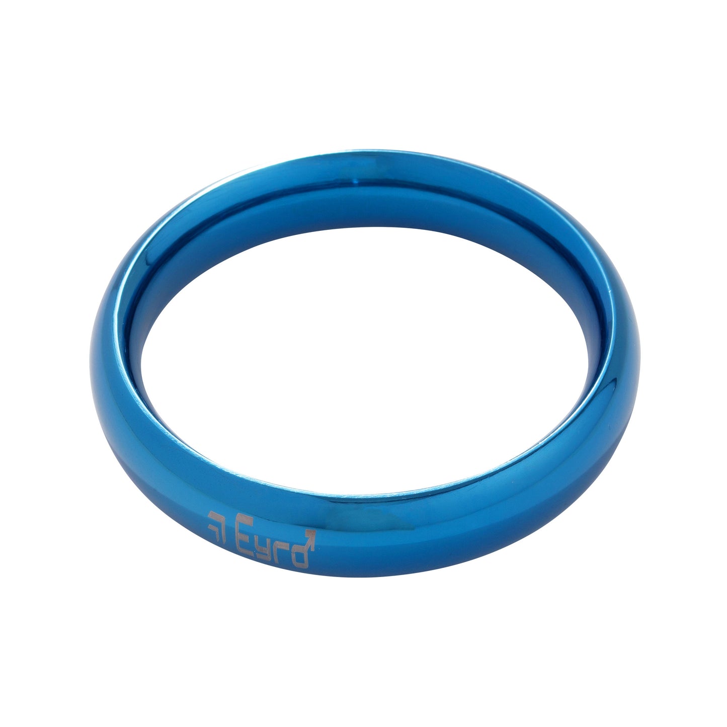 Donut Cock Ring Stainless steel - Blue 66mm (2.60")