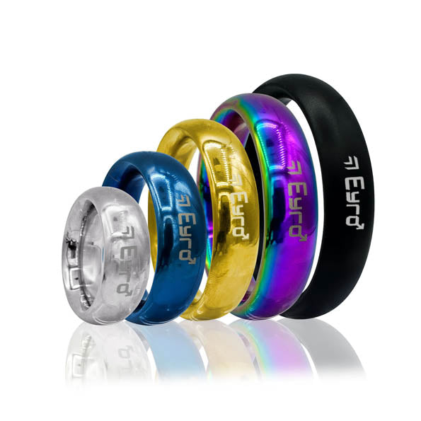 LeLuv Donut Glans/Cock Rings | Polished or Coated Stainless Steel | 20mm-66mm Inner Diameters