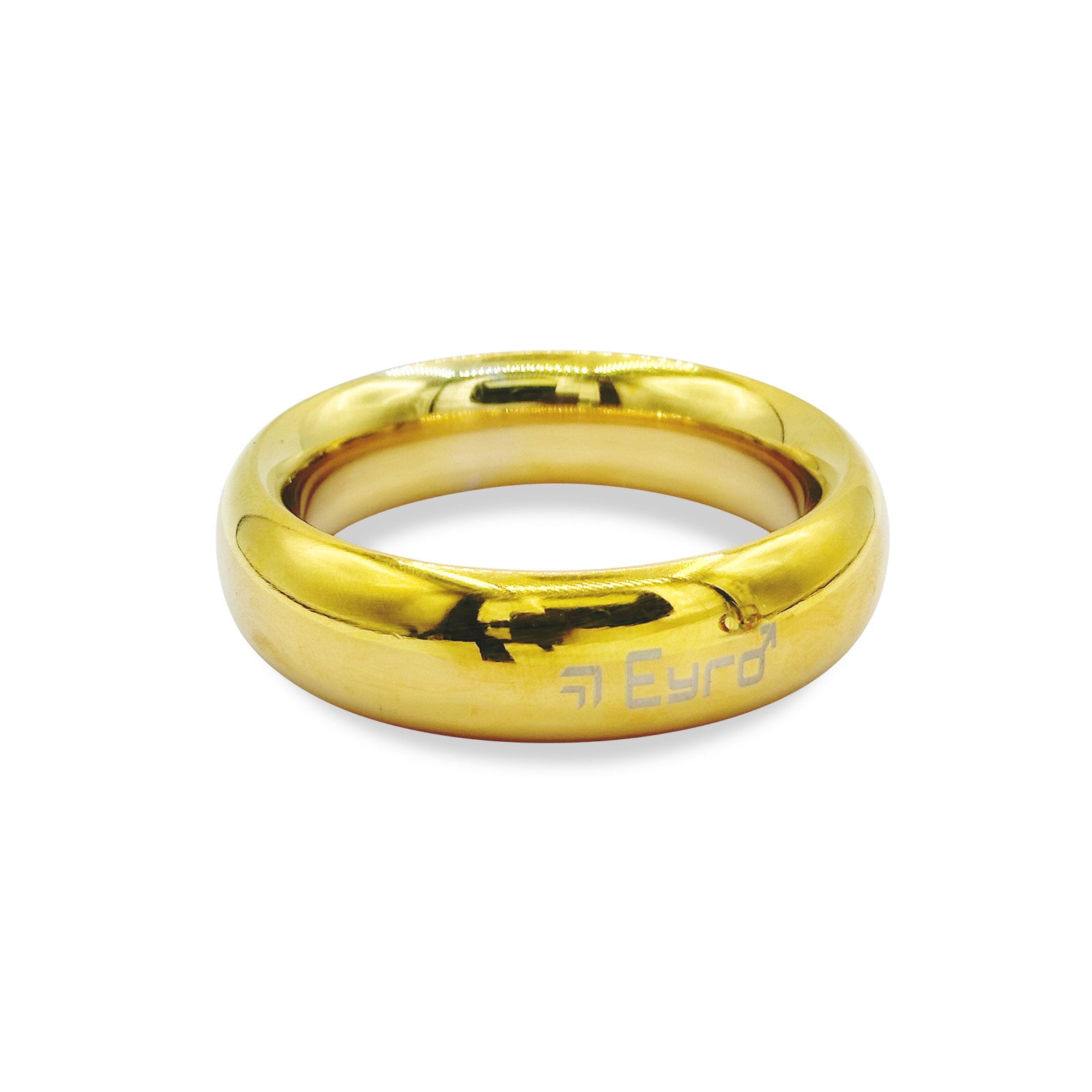 Donut Cock Ring EYRO Stainless steel - Gold 48mm