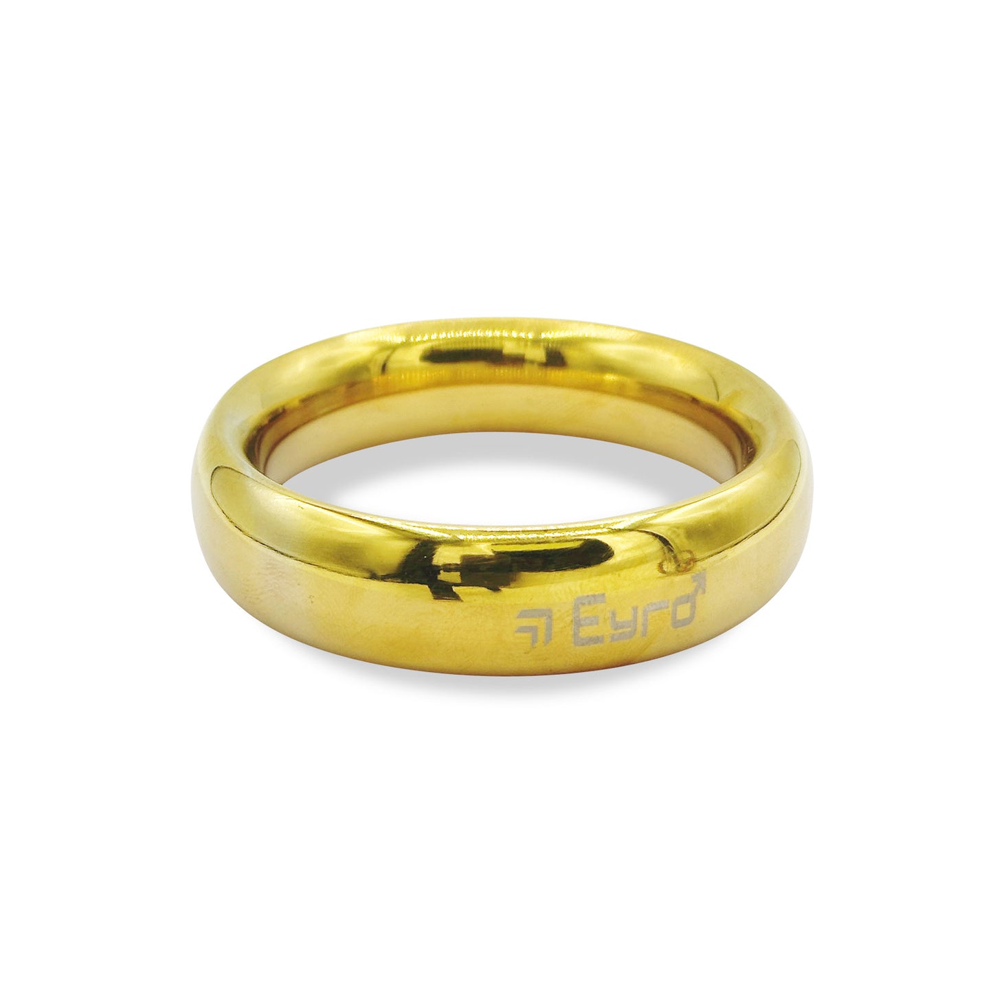 Donut Cock Ring EYRO Stainless steel - Gold 52mm