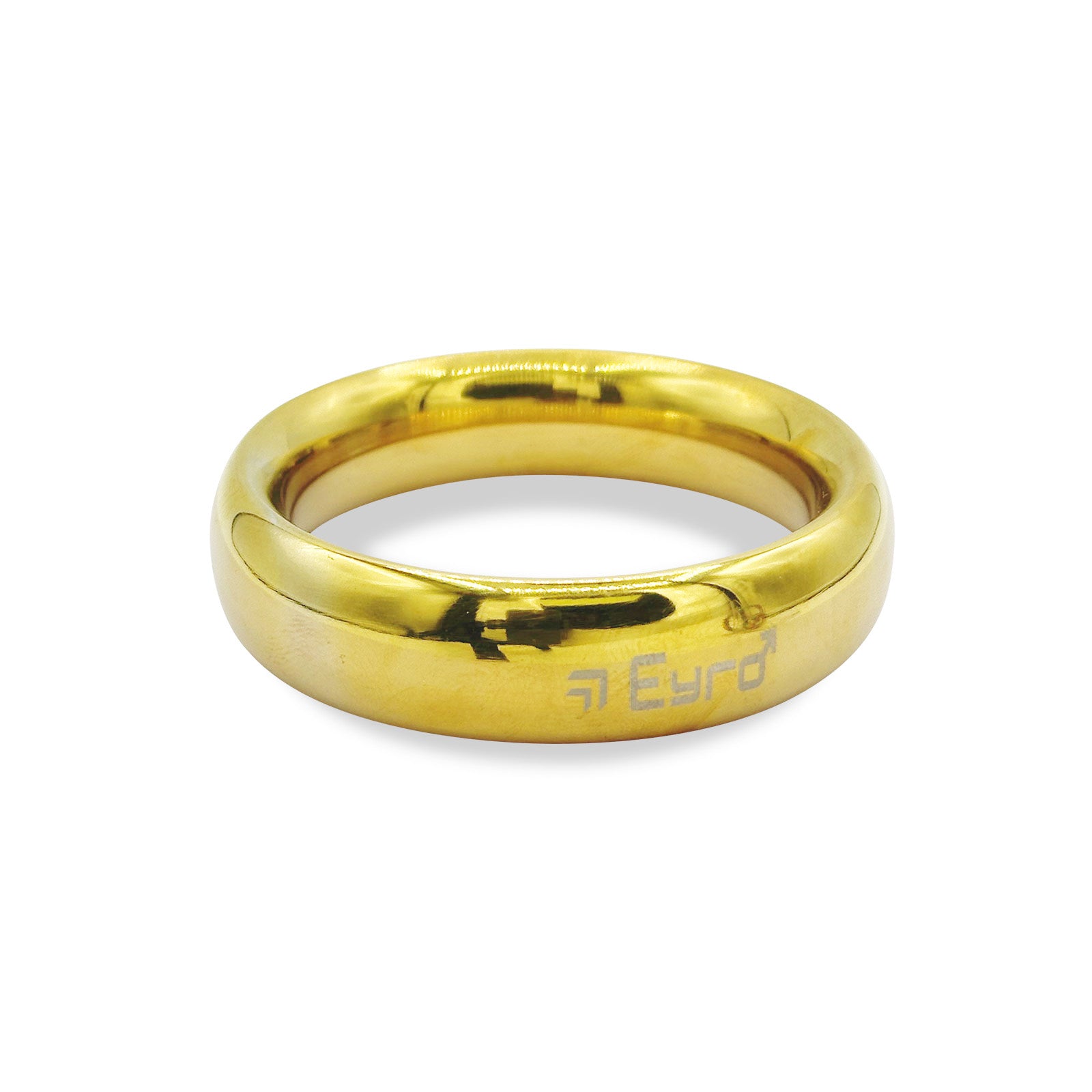 Donut Cock Ring EYRO Stainless steel - Gold 52mm