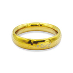 Donut Cock Ring EYRO Stainless steel - Gold 60mm