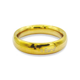 Donut Cock Ring EYRO Stainless steel - Gold 60mm