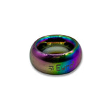Donut Cock Ring Stainless steel - Rainbow 22mm