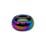 Donut Cock Ring Stainless steel - Rainbow 22mm