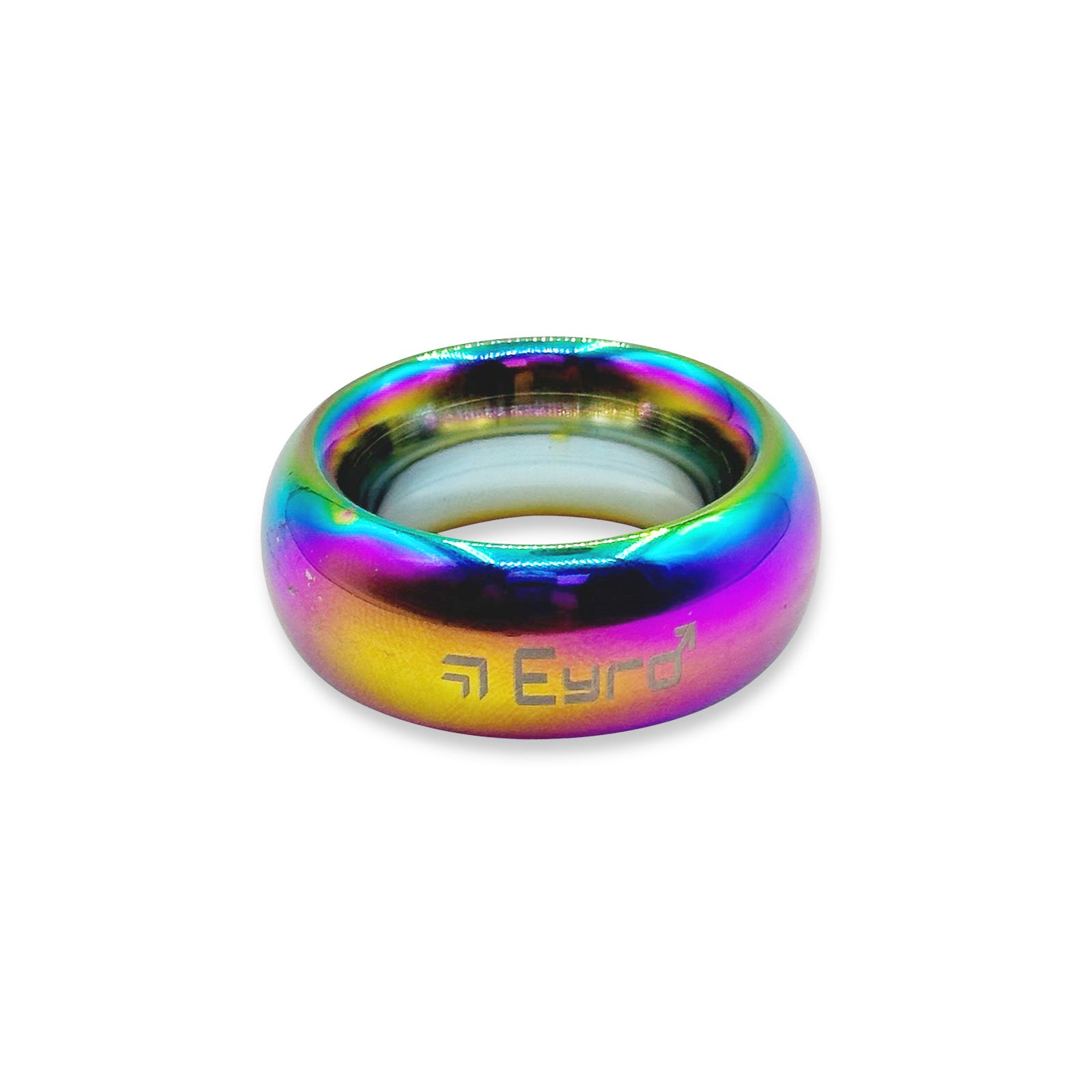 Donut Cock Ring EYRO Stainless steel - Rainbow 26mm