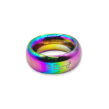 Donut Cock Ring EYRO Stainless steel - Rainbow 28mm