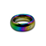 Donut Cock Ring Stainless steel - Rainbow 24mm