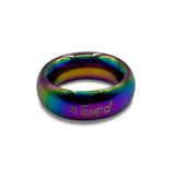 Donut Cock Ring Stainless steel - Rainbow 28mm