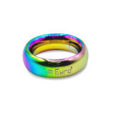 Donut Cock Ring EYRO Stainless steel - Rainbow 36mm