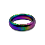 Donut Cock Ring Stainless steel - Rainbow 40mm