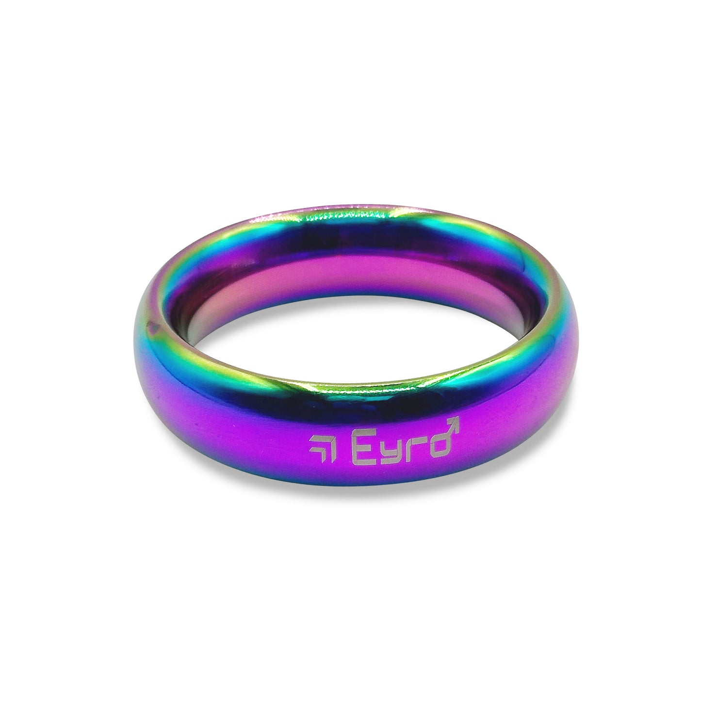 Donut Cock Ring EYRO Stainless steel - Rainbow 48mm