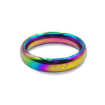 Donut Cock Ring EYRO Stainless steel - Rainbow 56mm