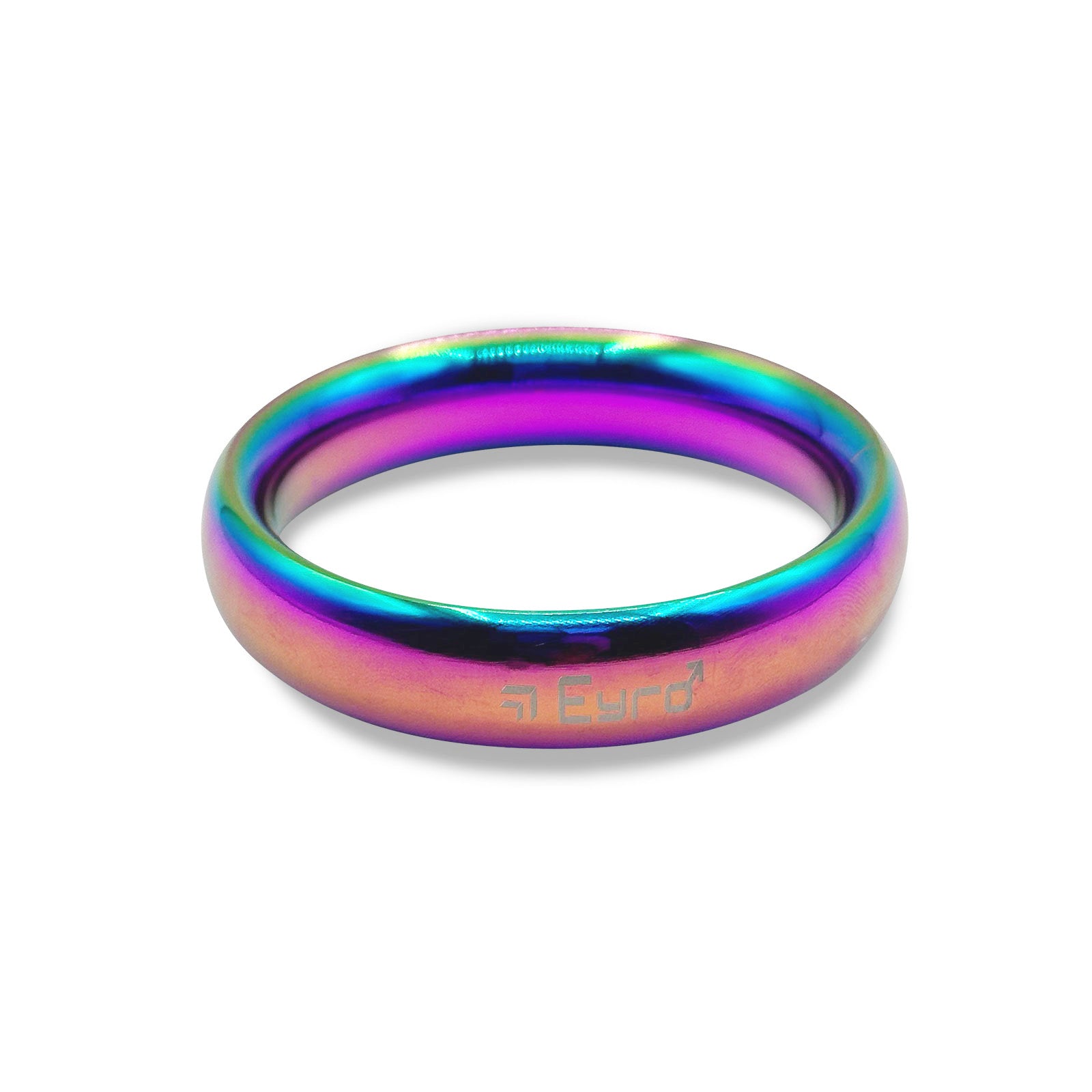 Donut Cock Ring EYRO Stainless steel - Rainbow 60mm