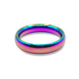 Donut Cock Ring EYRO Stainless steel - Rainbow 60mm
