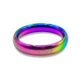 Donut Cock Ring EYRO Stainless steel - Rainbow 64mm