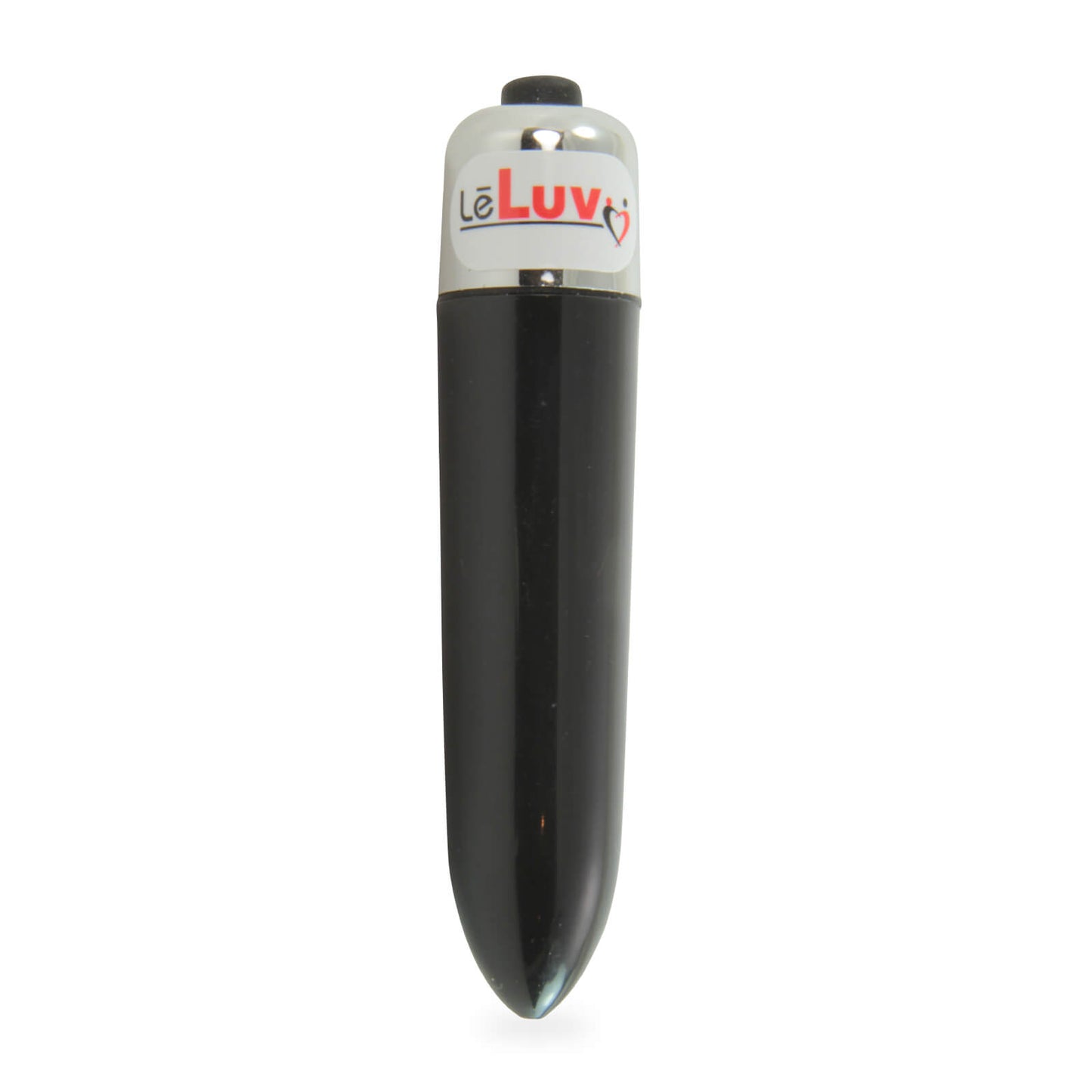 LeLuv Mini Pointed Black Vibrating Bullet 3.25" Compact Discreet Vibrator Egg