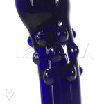 LeLuv Bundle - 5 Borosilicate Glass Cobalt Blue Dildos Wands Butt Plugs Sexy Gift Massagers Toys