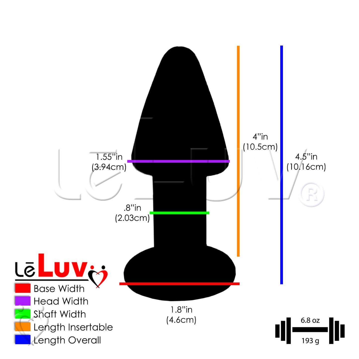 LeLuv Bundle - 5 Pyrex Glass PINK Dildos Wands Butt Plugs Sexy Gift Massagers Toys