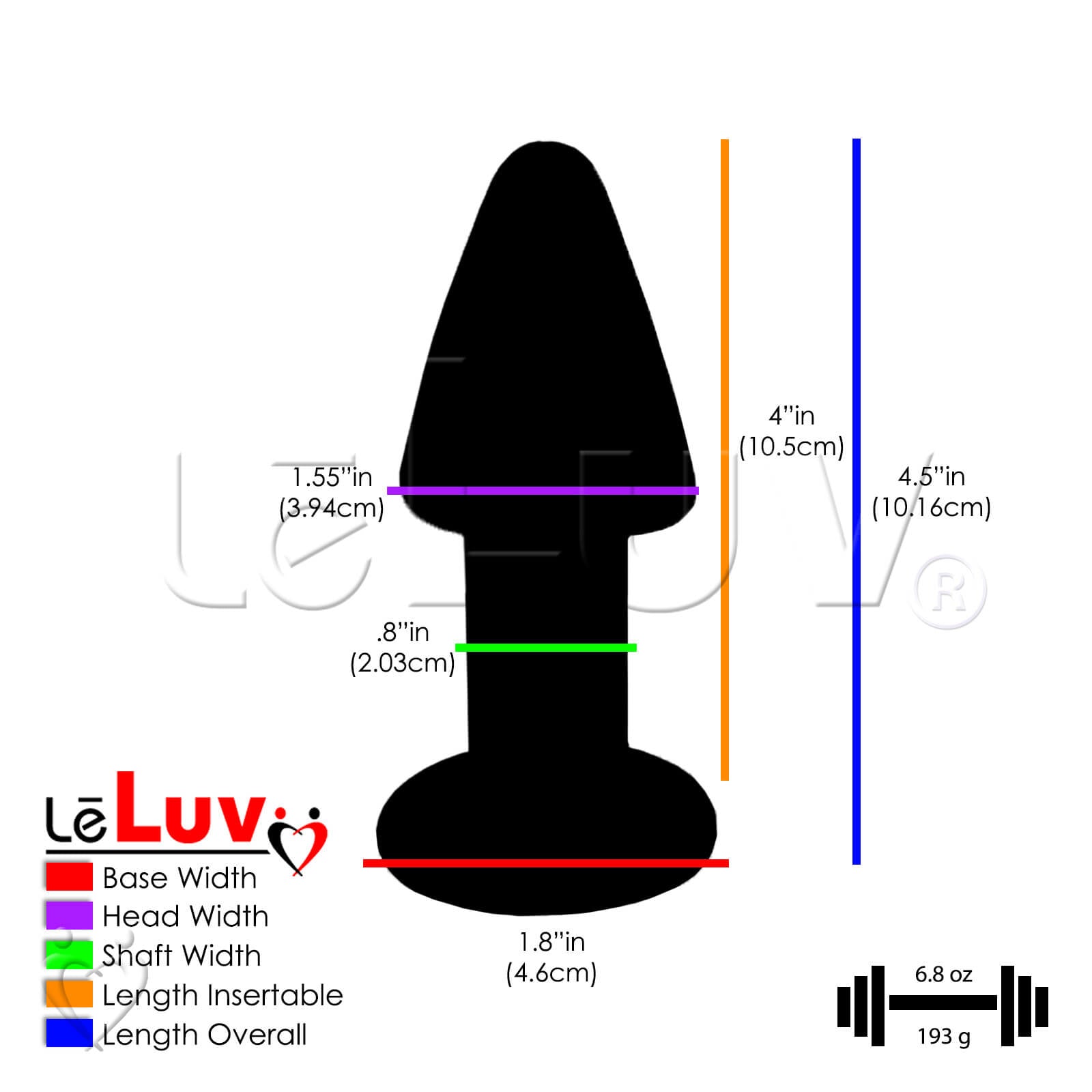LeLuv Bundle - 5 Pyrex Glass PINK Dildos Wands Butt Plugs Sexy Gift Massagers Toys