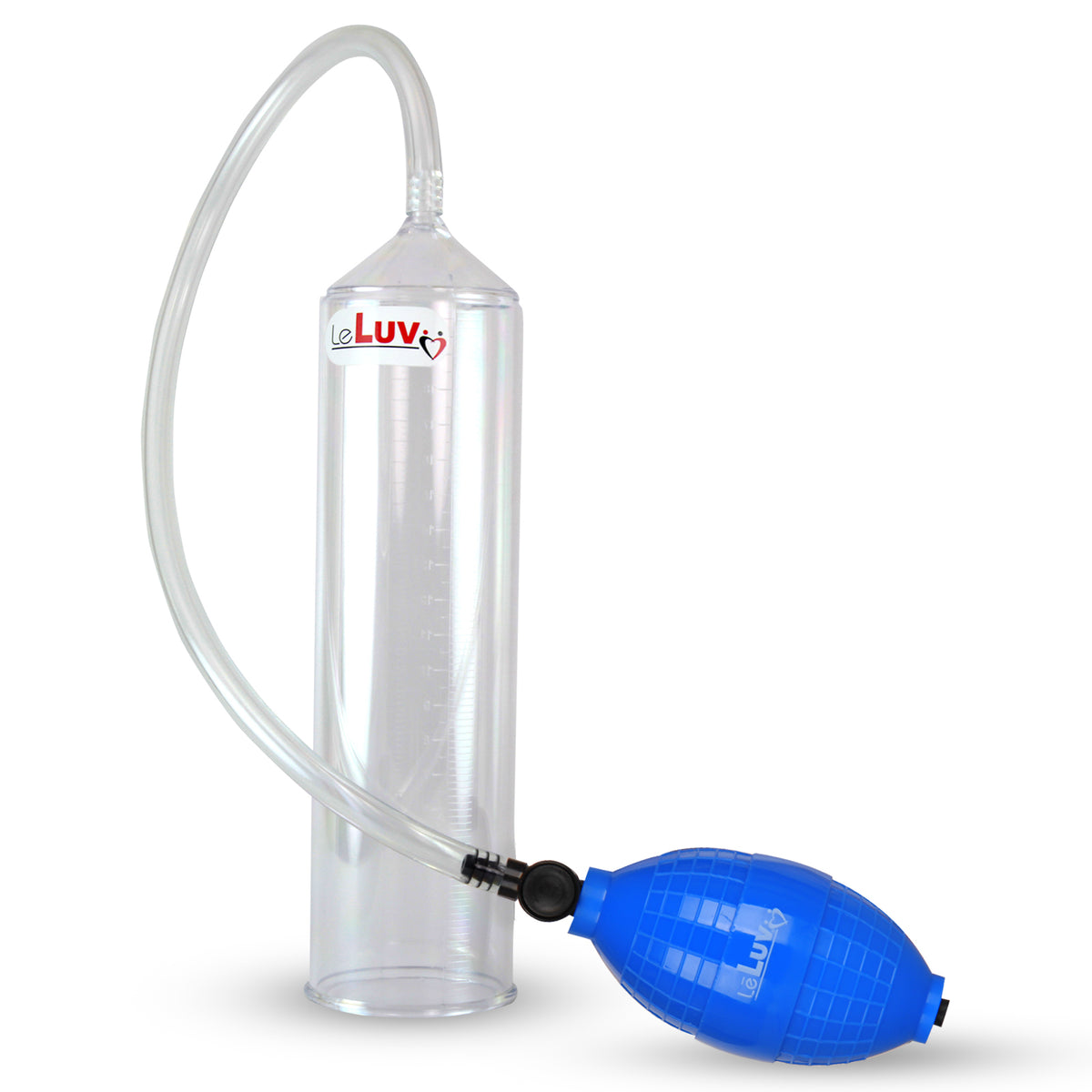 EasyOp Blue B-Grip/Clear Hose Penis Pump Basic Kit