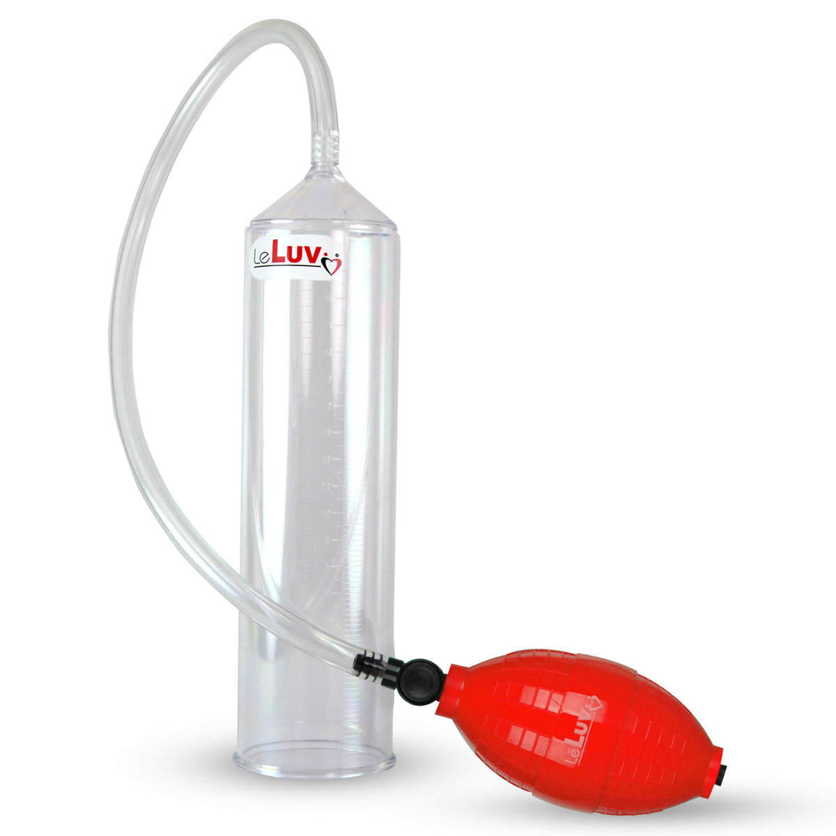 EasyOp Red B-Grip/Clear Hose Penis Pump Basic Kit